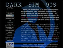 Tablet Screenshot of darksim905.com